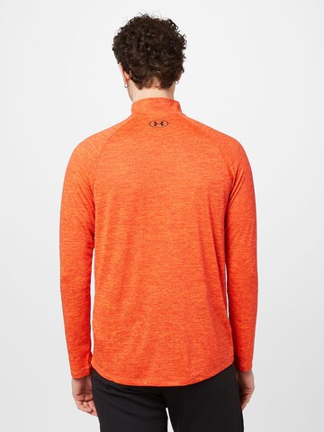 UNDER ARMOUR Funkční tričko 'Tech' – oranžová