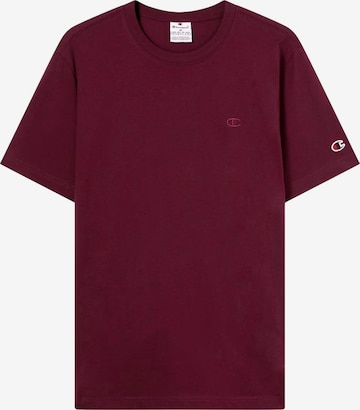 Champion Authentic Athletic Apparel Shirt in Rood: voorkant