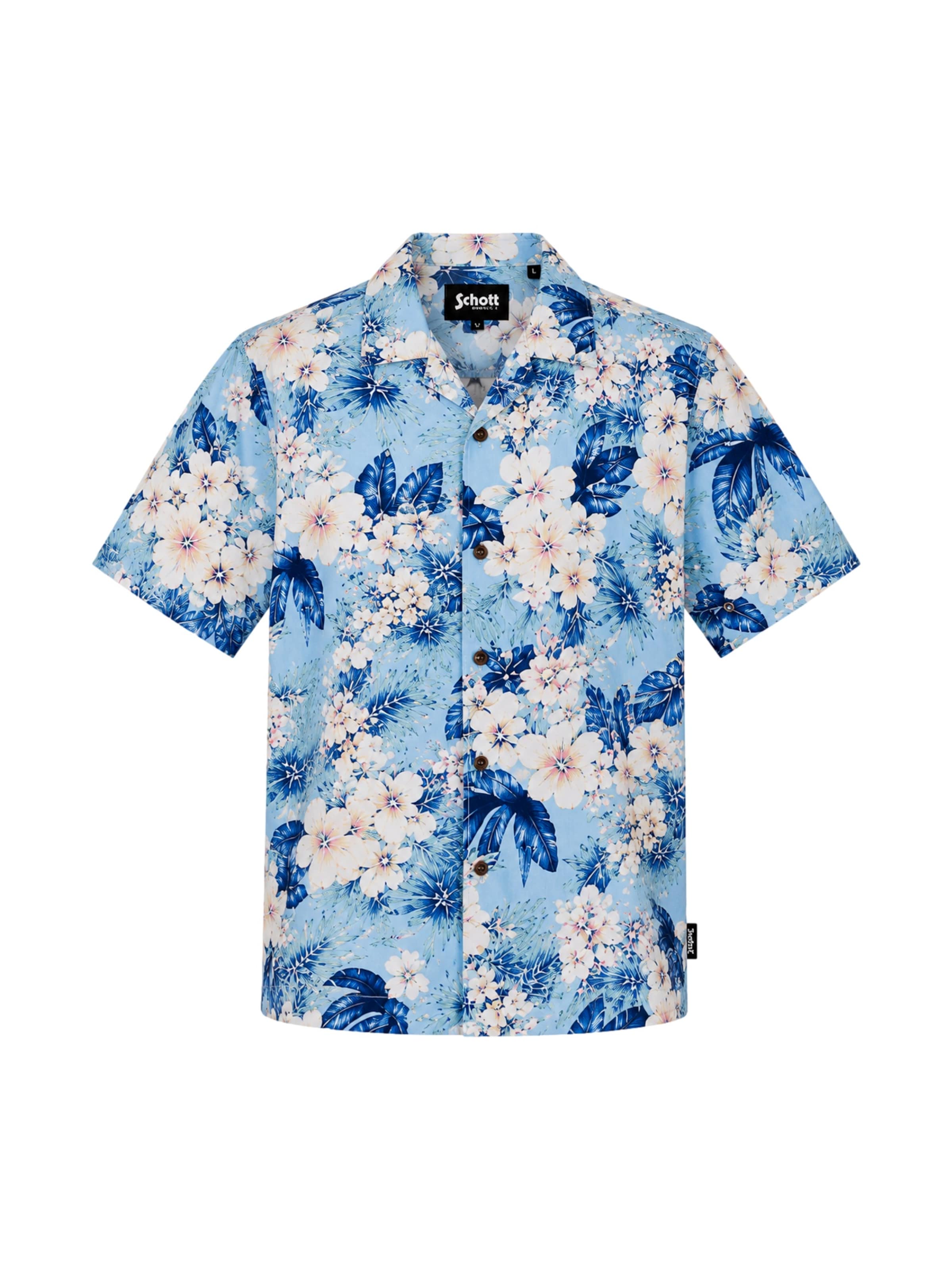 Camicia 'Rivera' in L JACK & JONES di colore blu / blu chiaro / rosa chiaro / bianco, Visualizzazione prodotti