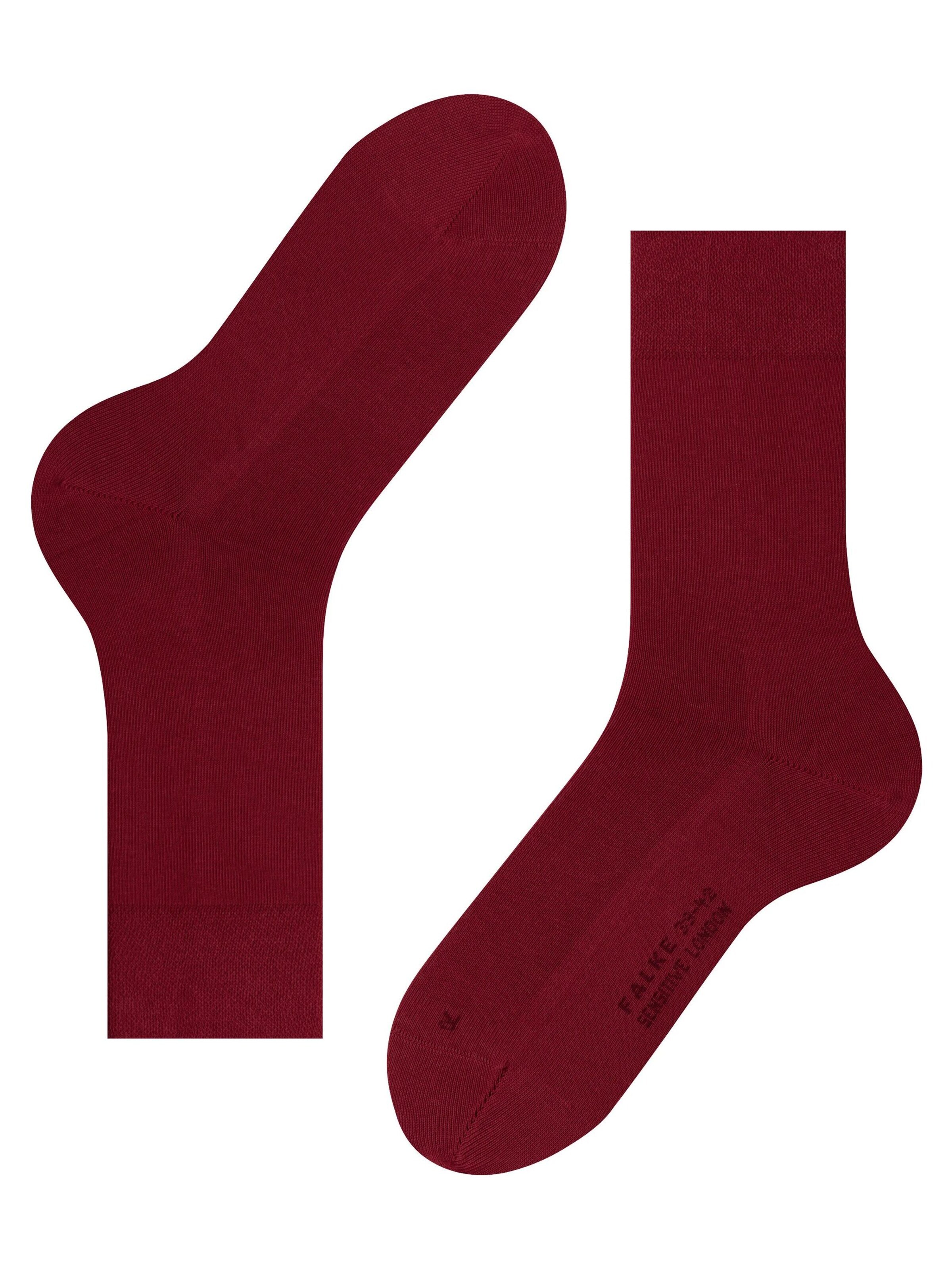 FALKE Socks 'Sensitive London' in Red