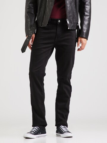 Pepe Jeans Slimfit Jeans 'HATCH' in Schwarz: Vorderseite