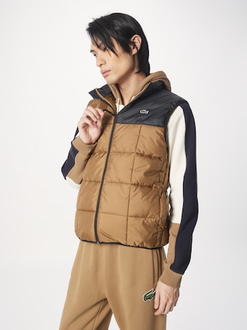 LACOSTE Bodywarmer in Bruin: voorkant