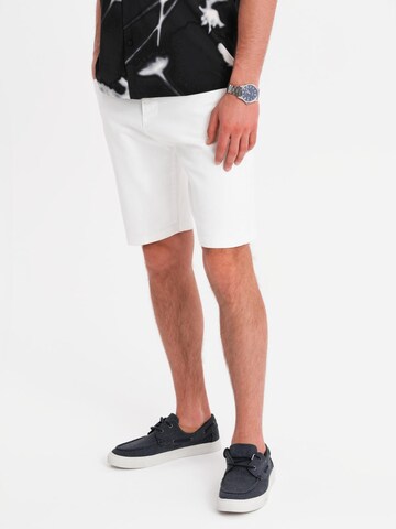 Ombre Regular Jeans in Wit