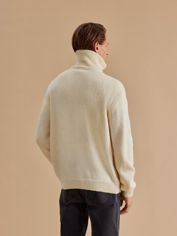 DAN FOX APPAREL Strickjacke 'John' in Beige