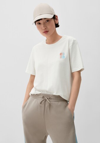 s.Oliver T-Shirt in Beige: Vorderseite