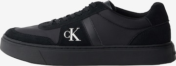 Sneaker low 'CLASSIC' de la Calvin Klein pe negru: față