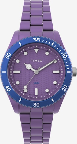 TIMEX Analoog horloge 'Legacy #tide™ - Ocean Diver Inspired' in Lila: voorkant