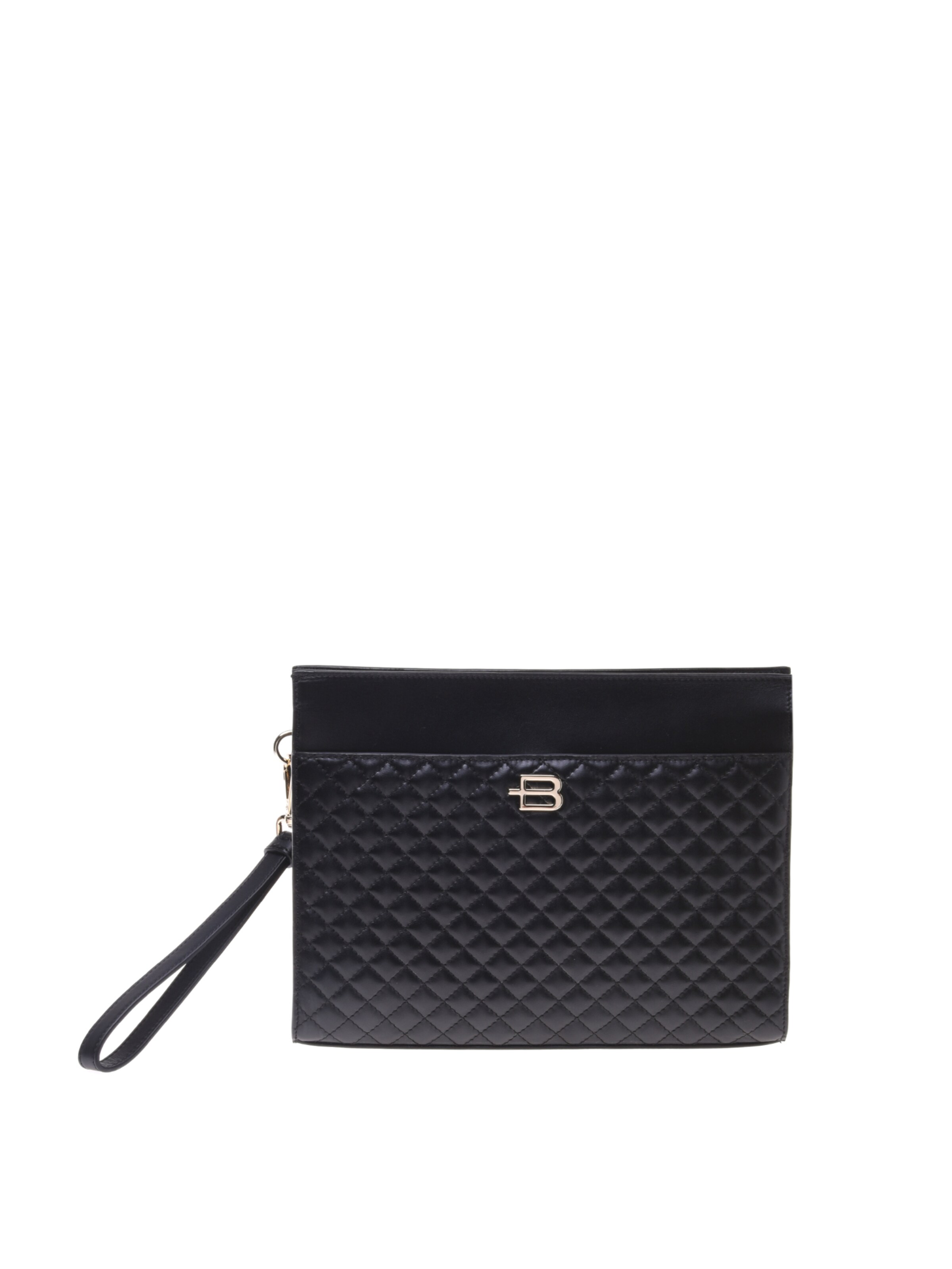 BALDININI Clutch in Zwart: voorkant
