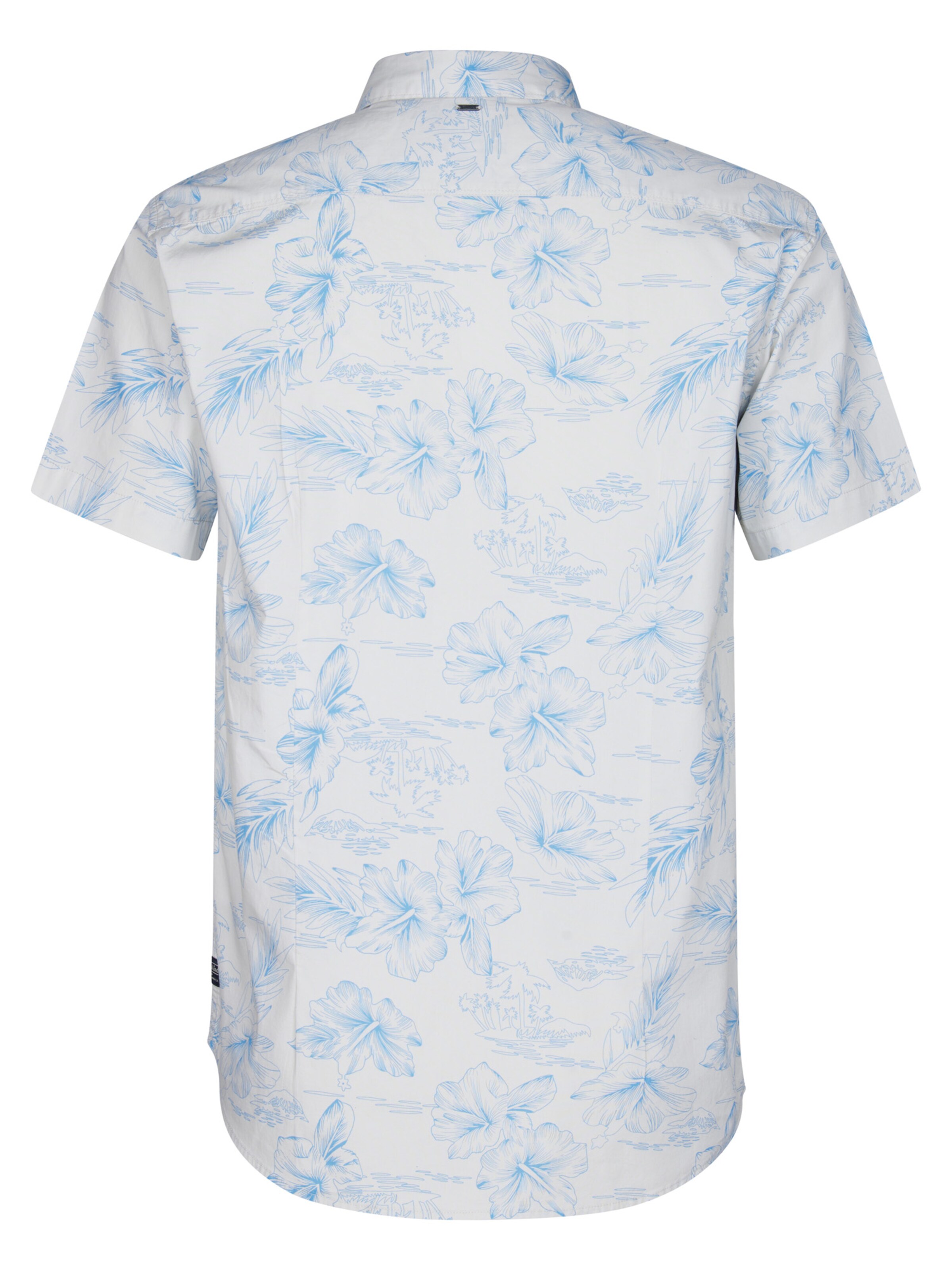 Petrol Industries Regular Fit Hemd 'Oceanpark' in Blau