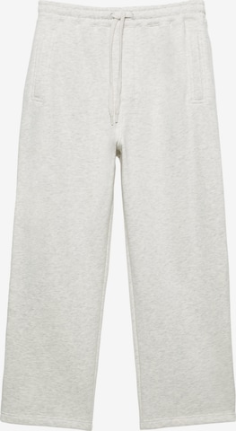 Pull&BearLoosefit Hlače - siva boja: prednji dio