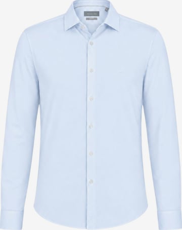 Michael Kors - Camiseta 'MICHAEL KORS PERFORMANCE KNIT SLIM FIT CAMICIA' en azul: frente
