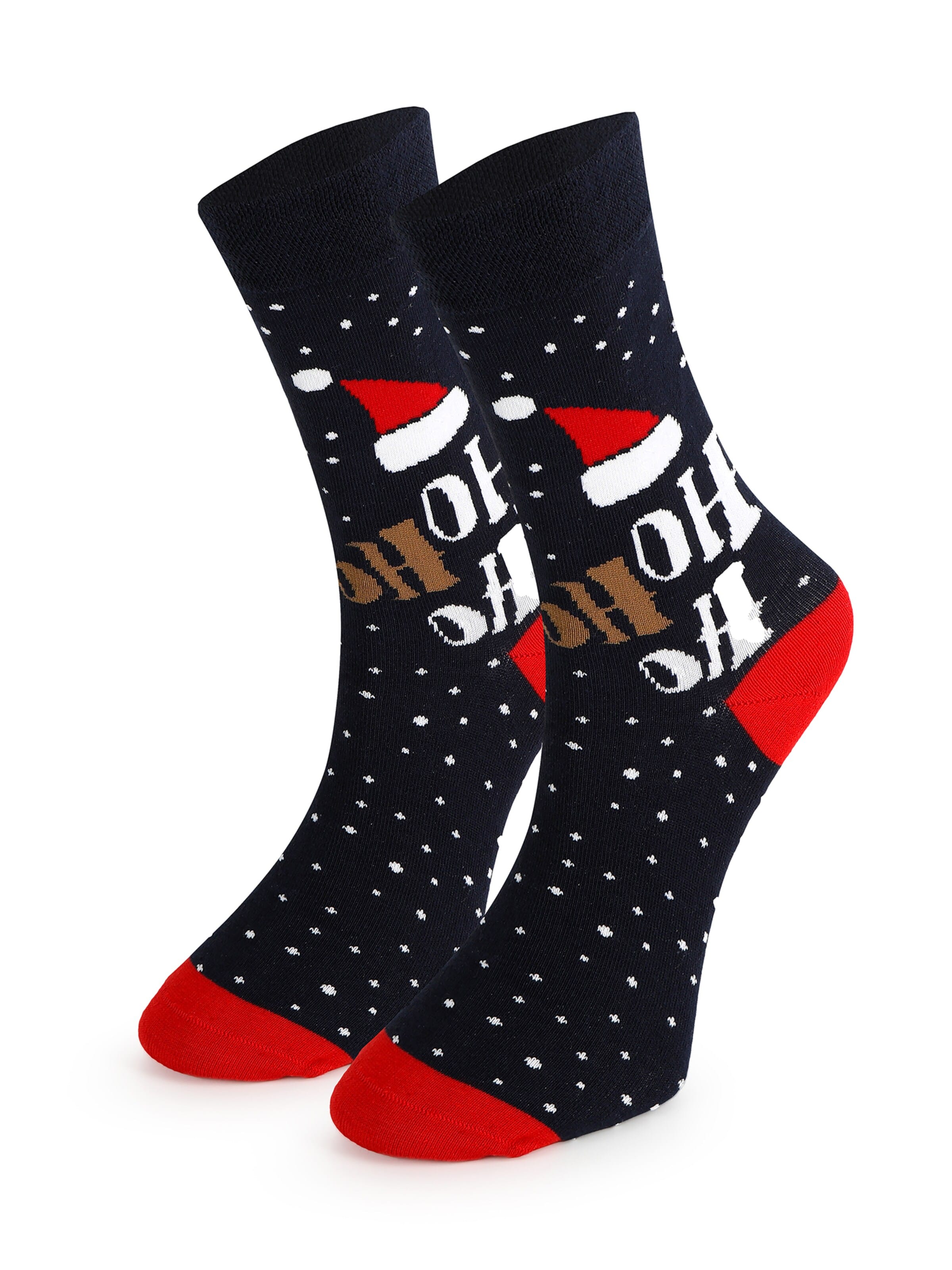 Chaussettes 'Weihnachten Ho Ho' Crea Socks en mélange de couleurs