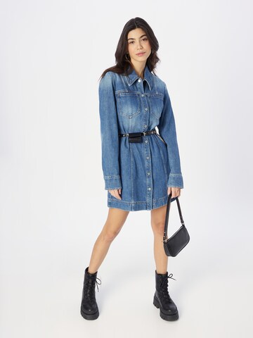 Miss Sixty Shirt Dress in Blue