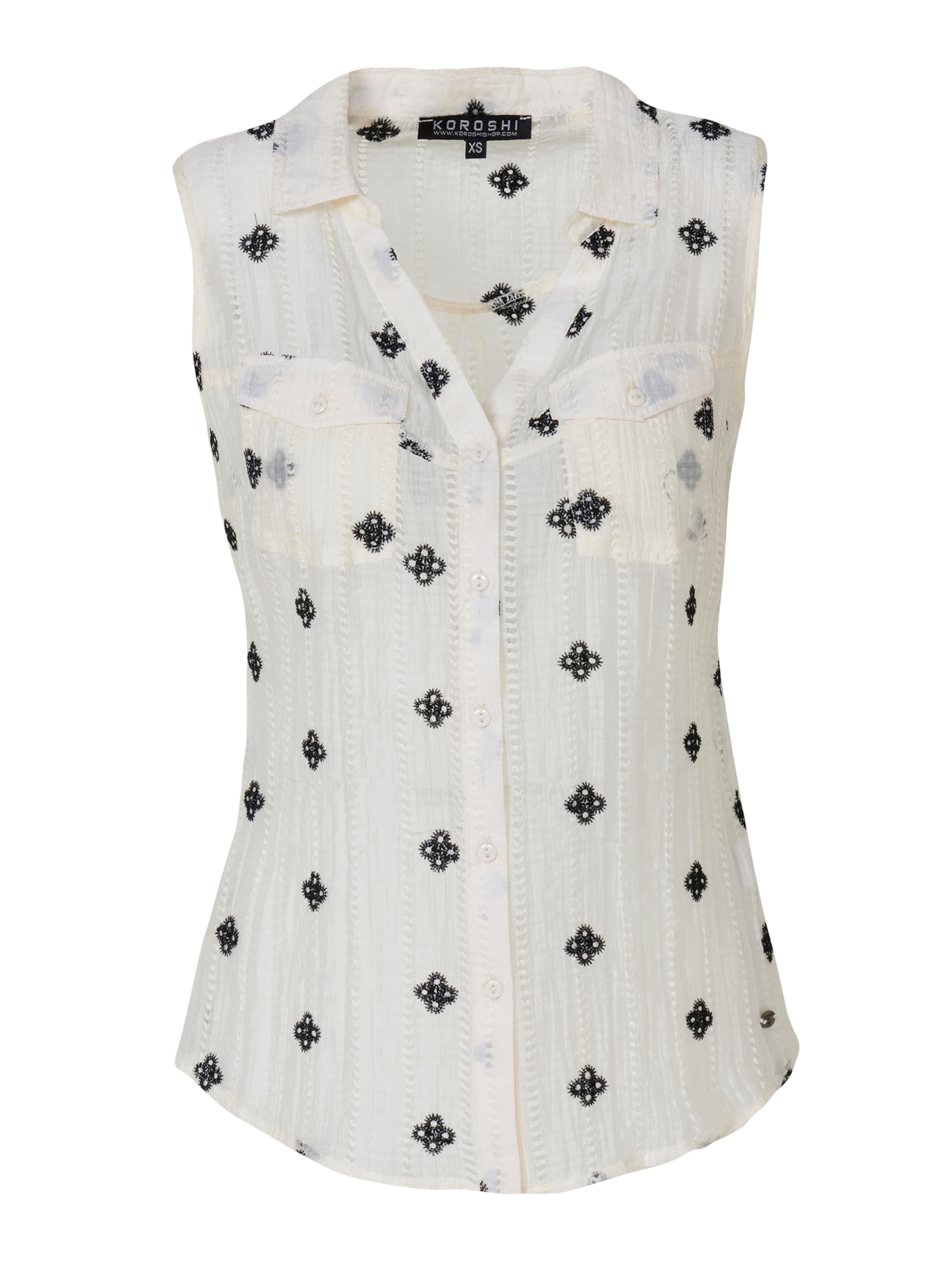 Camicia da donna di KOROSHI in bianco: frontale