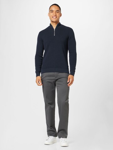 Casual Friday Sweater 'Karlo' in Blue