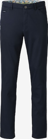 MEYER Regular Chino Pants 'Chicago' in Blue: front