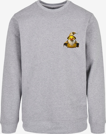 F4NT4STIC Sweatshirt 'Rubber Duck' in Grijs: voorkant