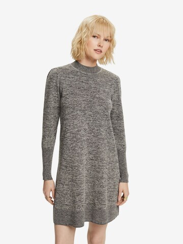 ESPRIT Knitted dress in Grey: front