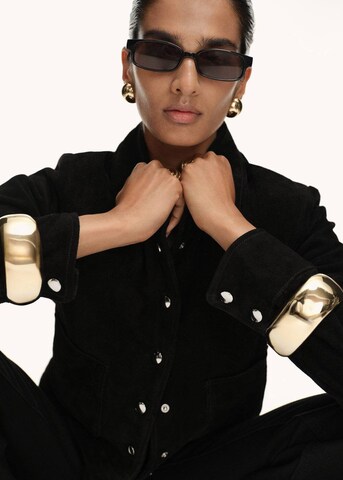 MANGO Between-Season Jacket in Black