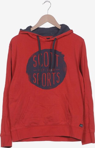 SCOTT Sweatshirt & Zip-Up Hoodie in L in Red: front