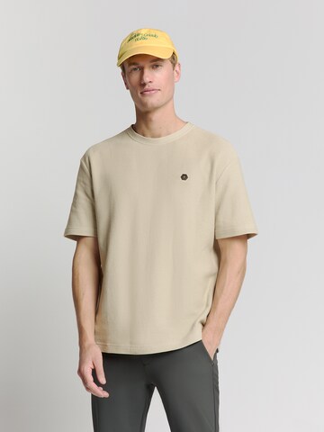 T-Shirt No Excess en beige : devant