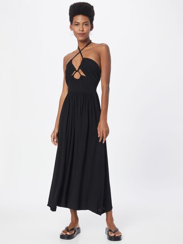 Warehouse Summer Dress in Black: front