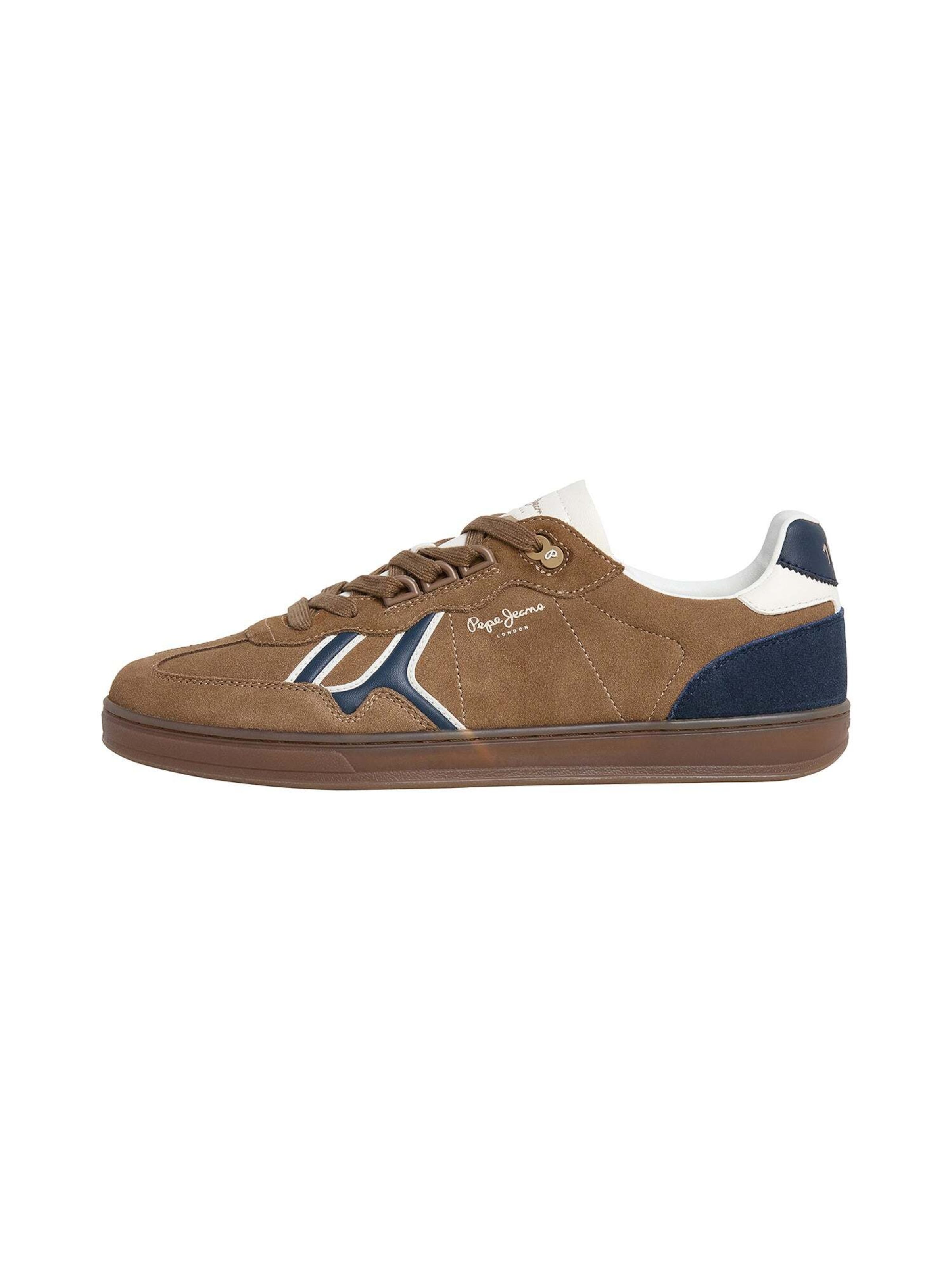 Sneaker bassa ' BALL' di Pepe Jeans in beige: frontale