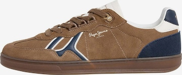 Sneaker bassa ' BALL' di Pepe Jeans in beige: frontale
