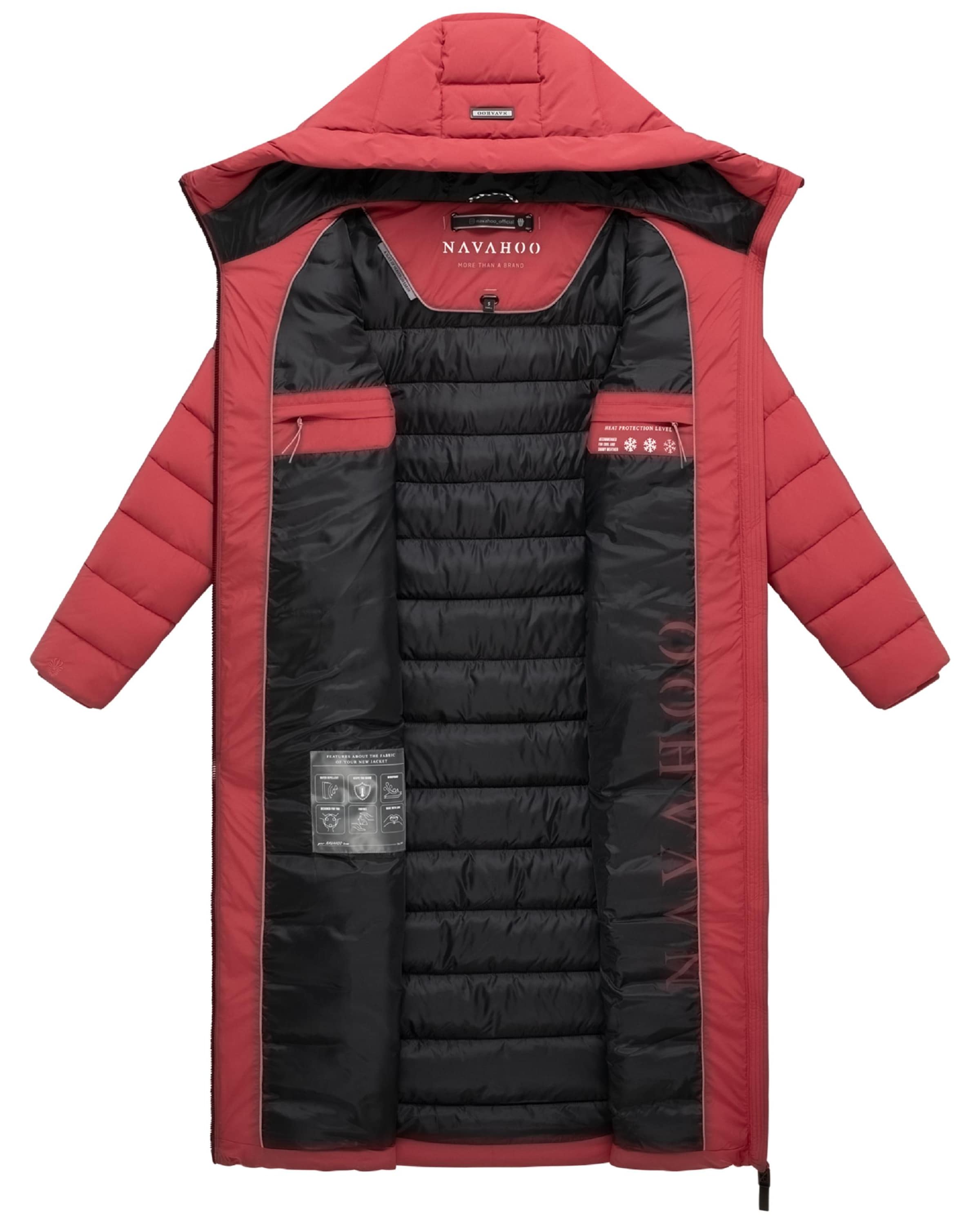 Cappotto invernale 'Vanillawolke 14' di NAVAHOO in rosso