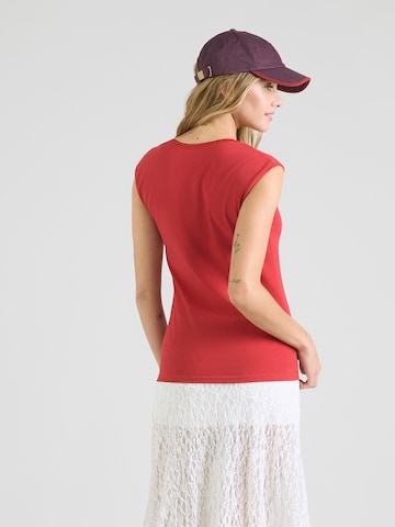 Blutsgeschwister Topp 'Let Romance Rule' i röd