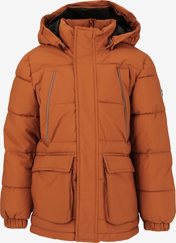 ZigZag Winter Jacket 'Jacob' in Brown: front