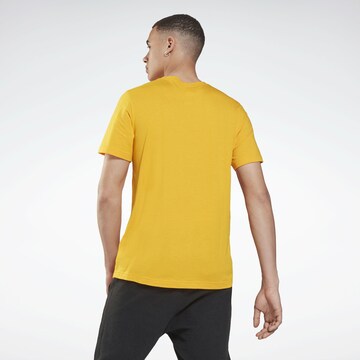 Maglia funzionale di Reebok in giallo