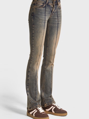 IT'S BASIC Skinny Jeans 'Skinny Low Rise Jeans' in Grijs