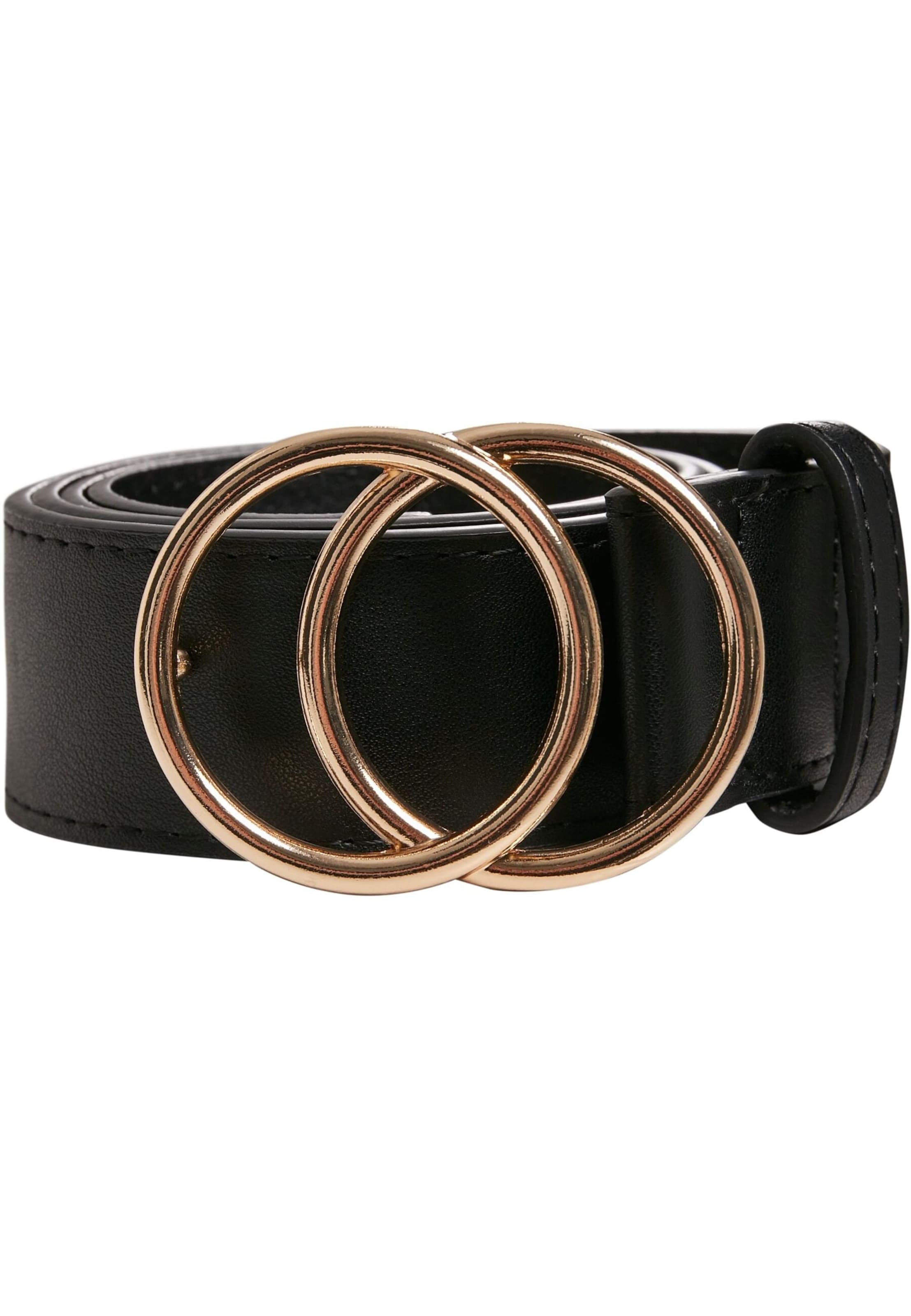 Ceinture Urban Classics en noir : devant
