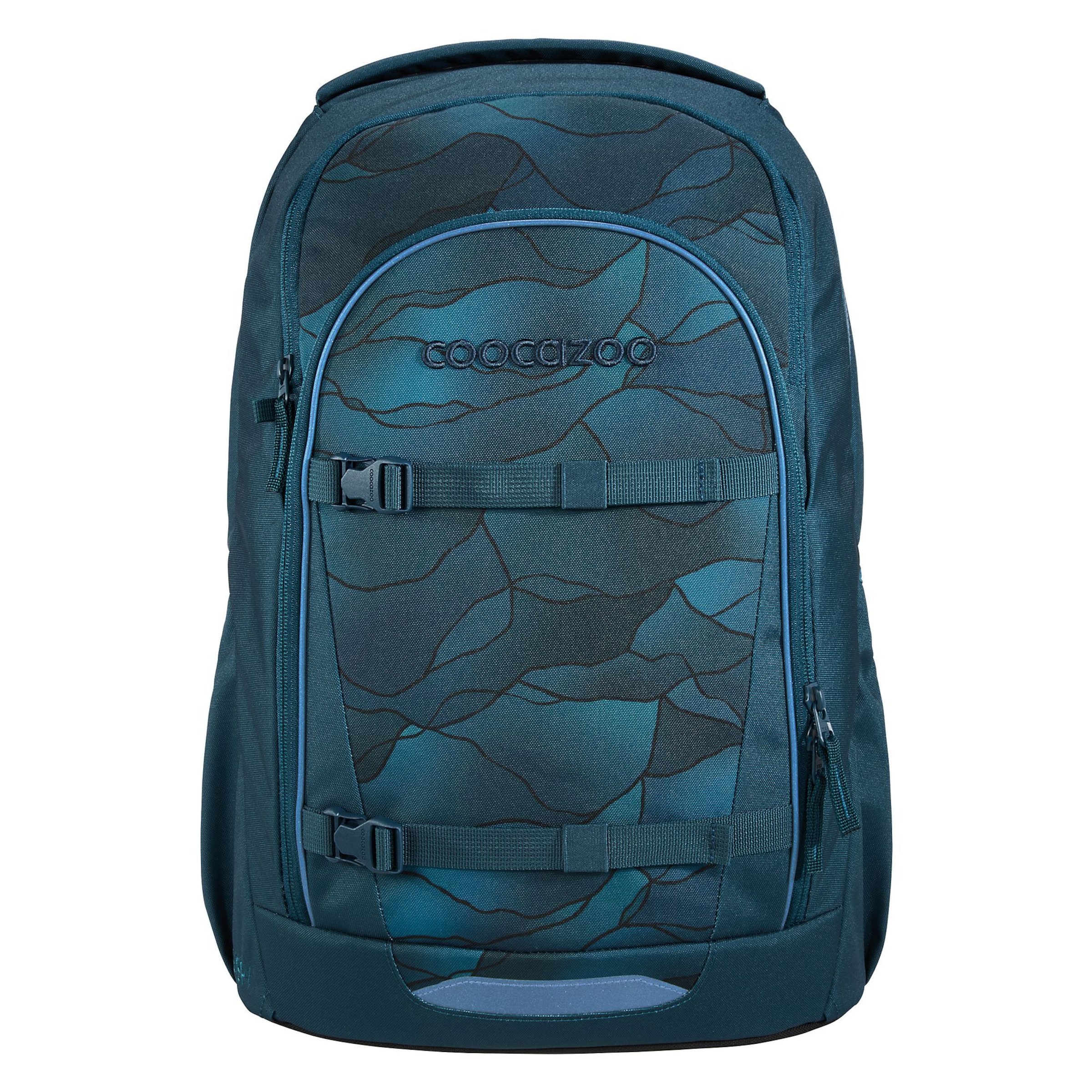 Zaino di Coocazoo in blu: frontale