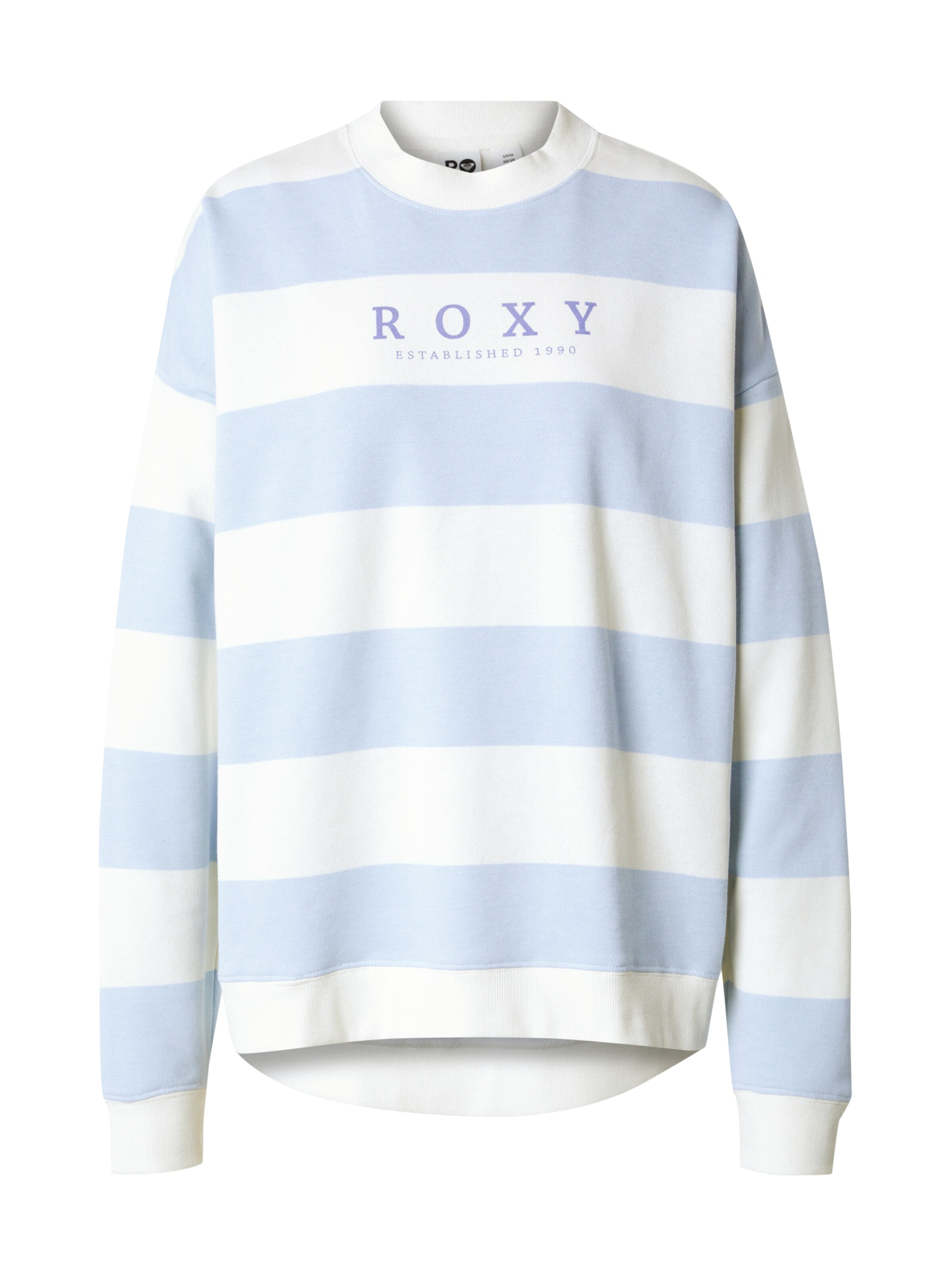 ROXY Sweatshirt 'Strictly Stripes' i blå: forside