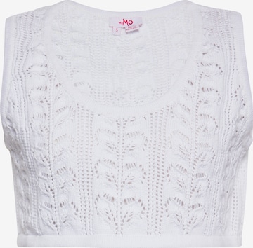 MYMO Knitted Top in White: front