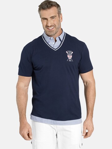 Charles Colby Shirt in Blue: front