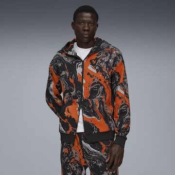 PUMA Sports sweat jacket 'Lafrance Heem Era' in Orange: front