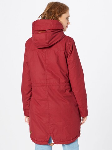 Parka mi-saison 'ELBA' Ragwear en rouge