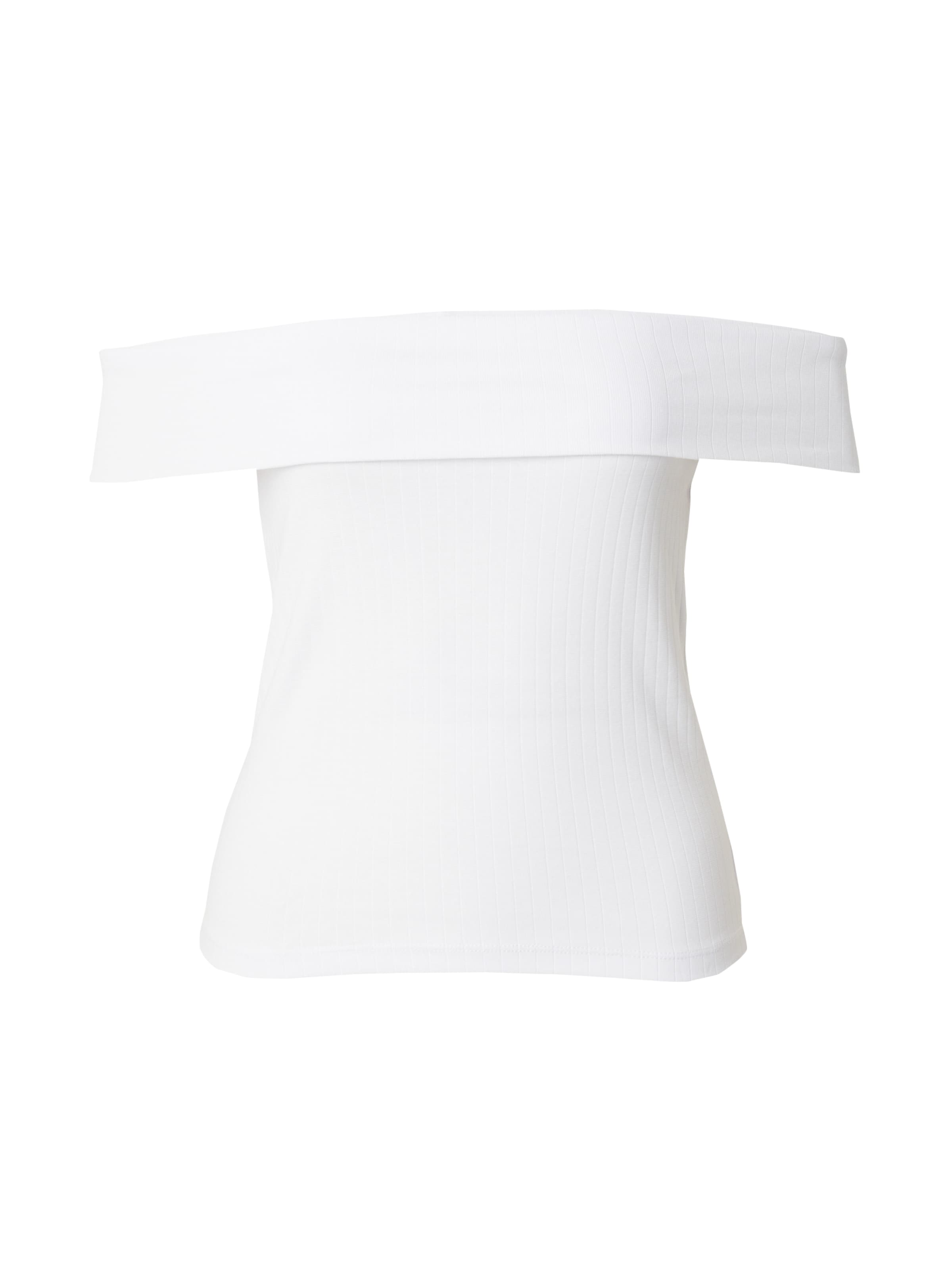 PIECES Top 'PCMARGO' in White: front