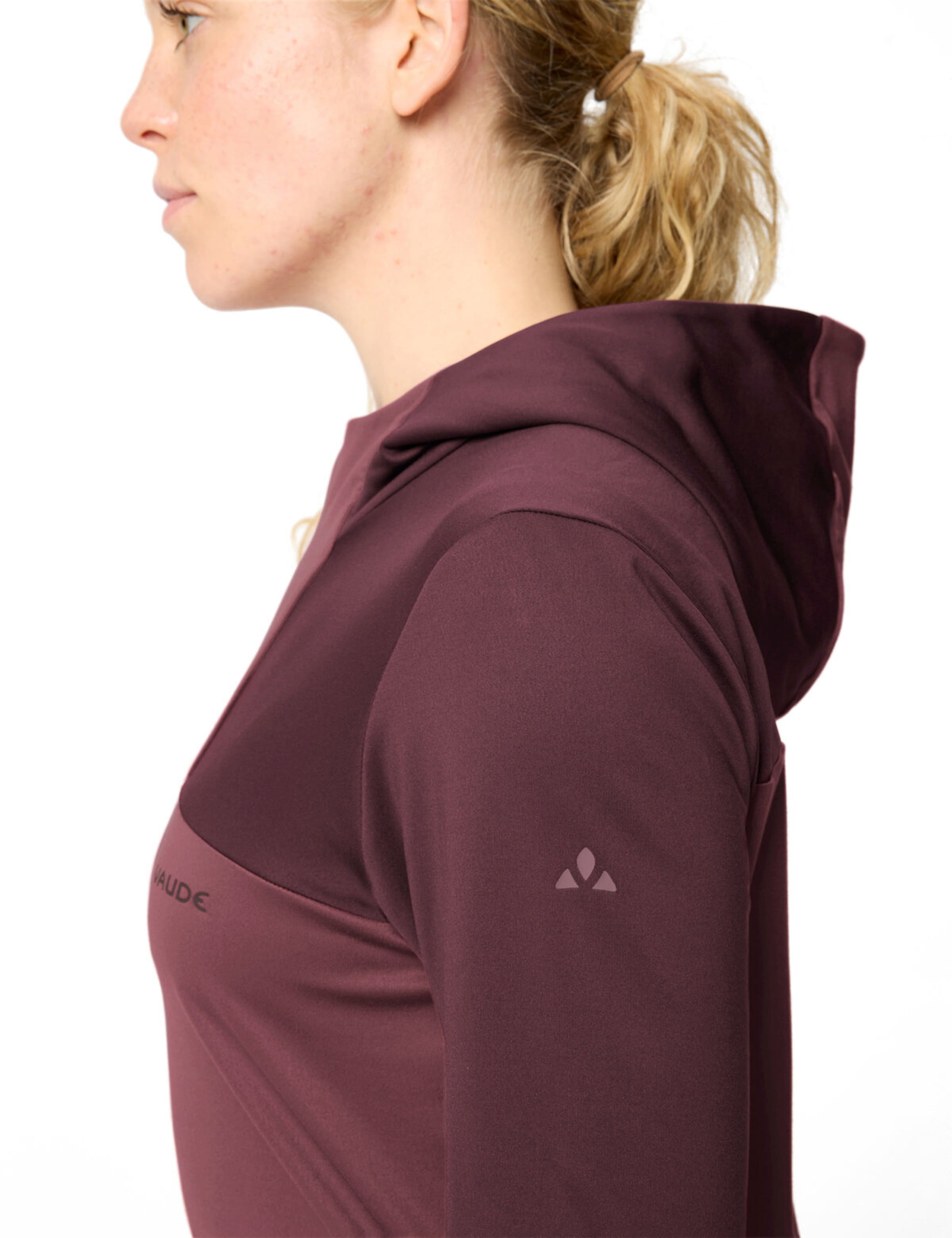 VAUDE Sportief sweatshirt 'Qimsa' in Rood
