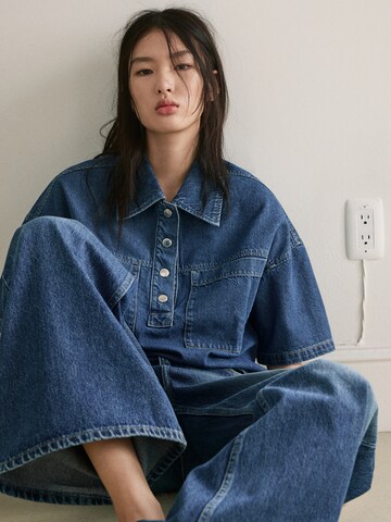 MANGO Bő szár Farmer 'Belle' - kék