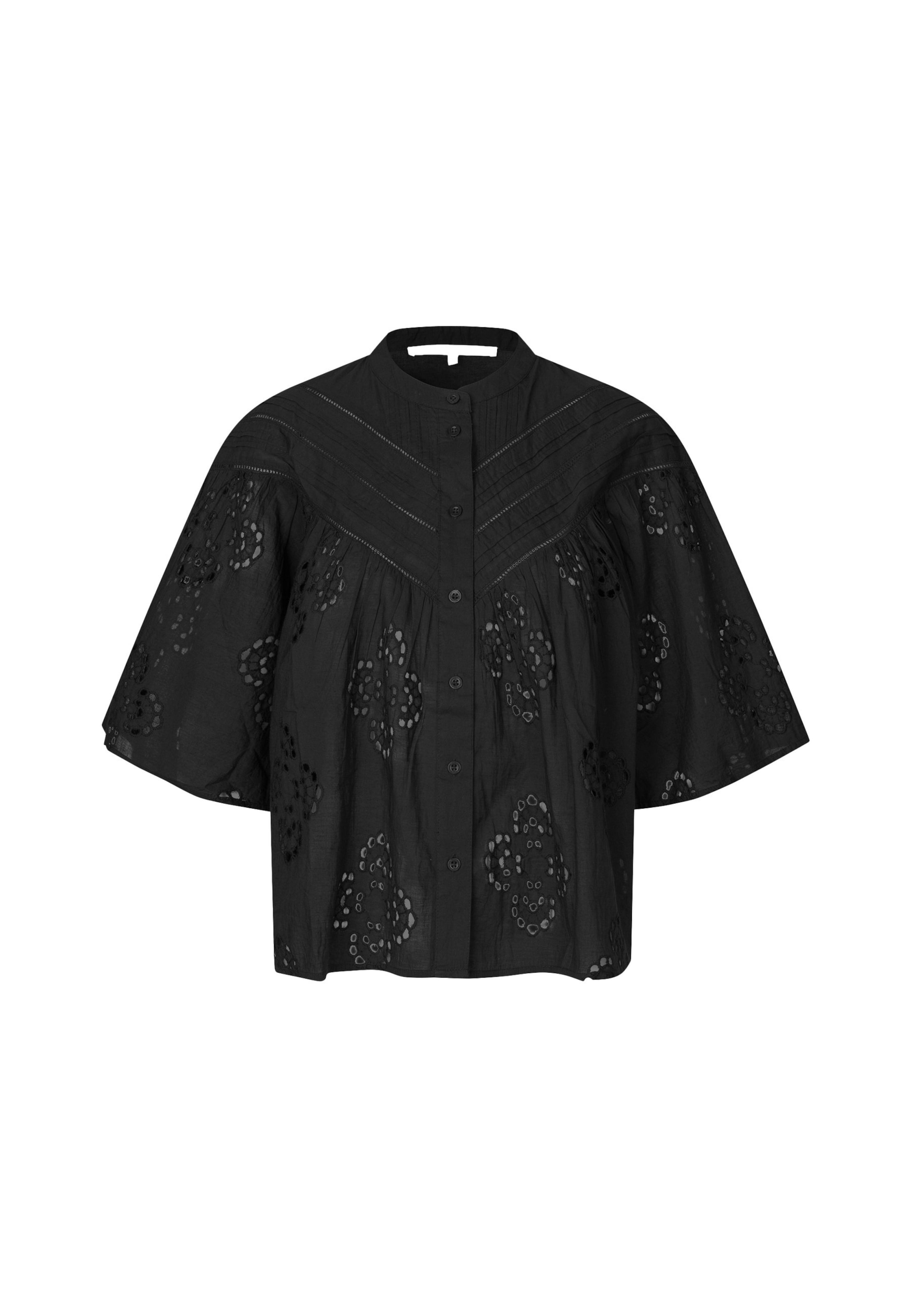 SECOND FEMALE - Blusa 'Angelina' em preto: frente