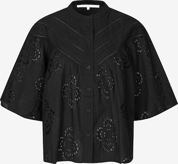 SECOND FEMALEBluza 'Angelina' - crna boja: prednji dio