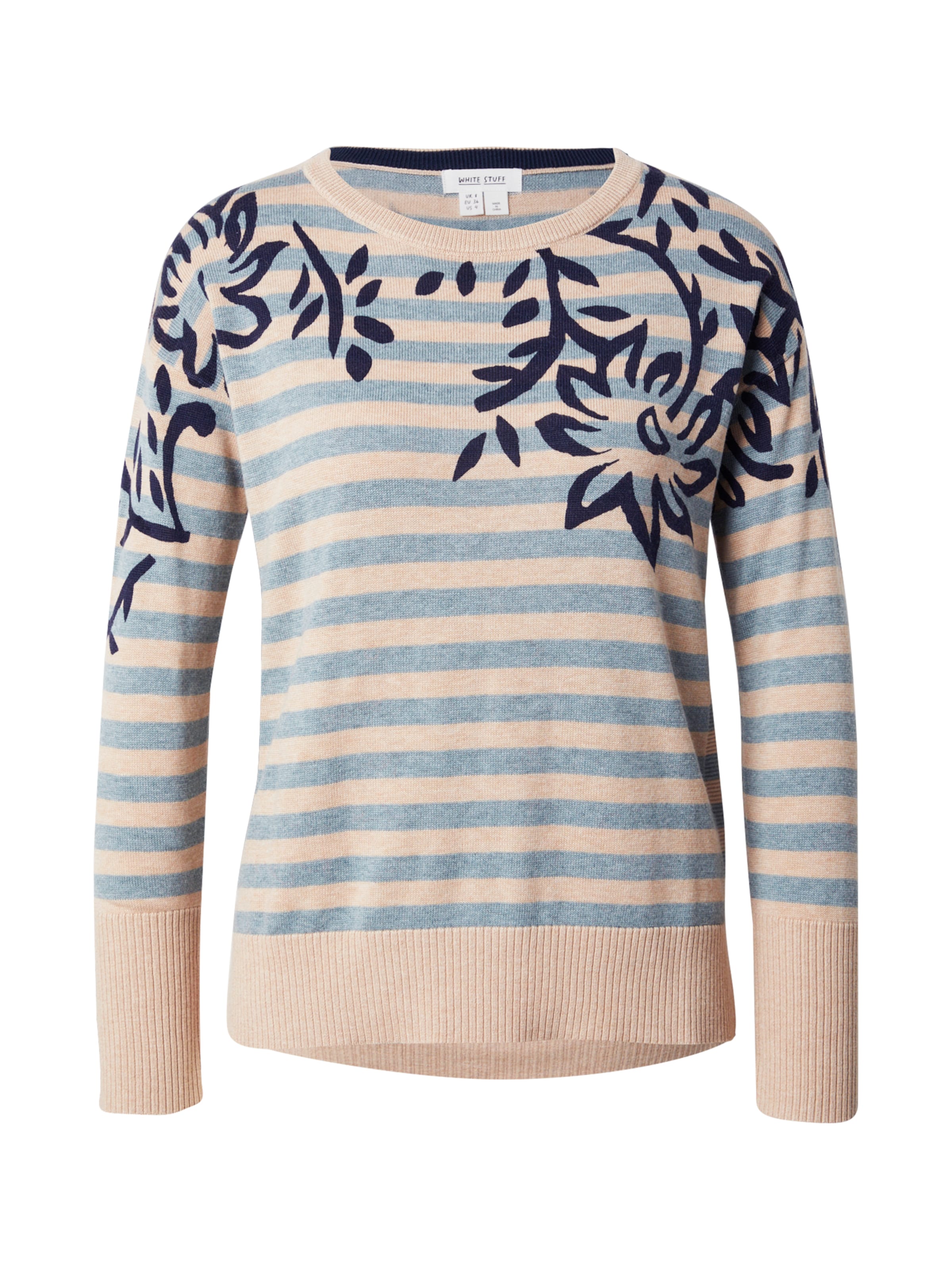 Pull-over WHITE STUFF en vert : devant