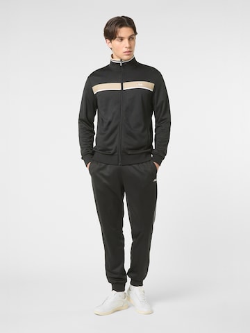 FILA - Sudadera con cremallera 'SAGANO regular taped track jacket' en negro