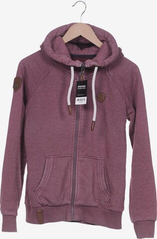 naketano Sweatshirt & Zip-Up Hoodie in M in Purple: front