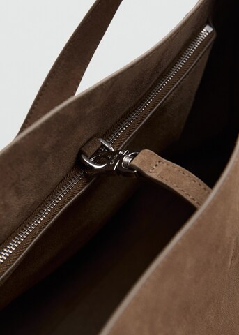 MANGO Shopper 'Eva Bayana' in Braun