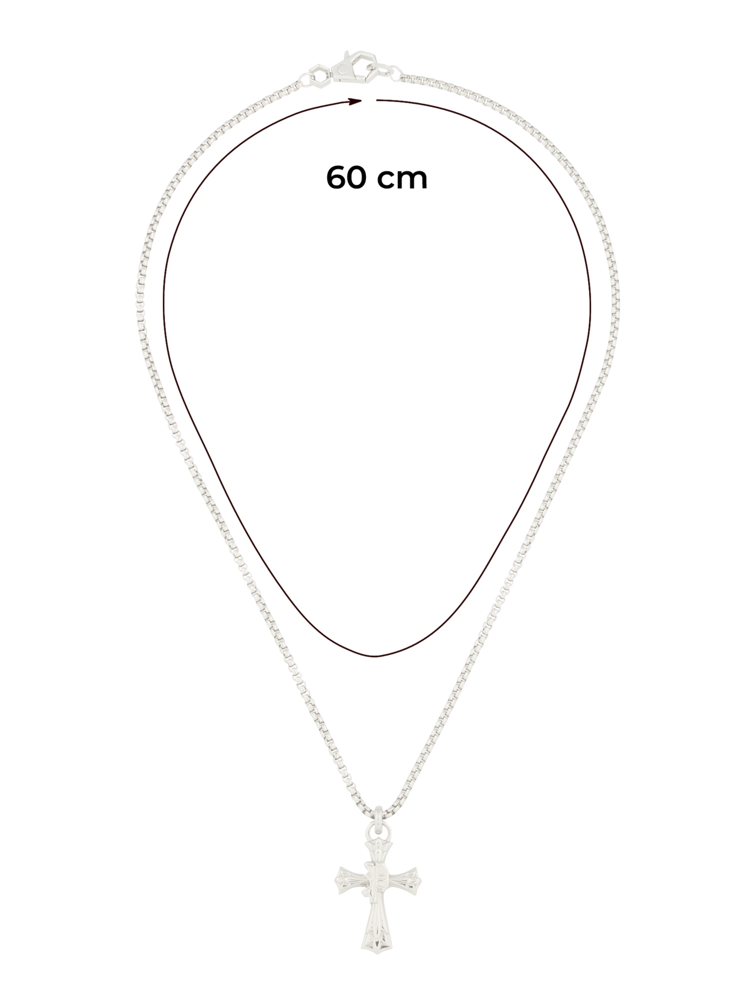 Philipp Plein Halsband 'PLEIN VALENTINE' i silver